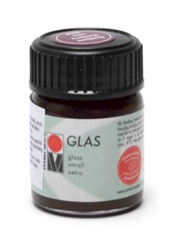 Barva na sklo Marabu, 15 ml, ostružinová 223