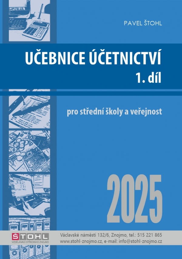Učebnice Účetnictví 2025 - 1. díl