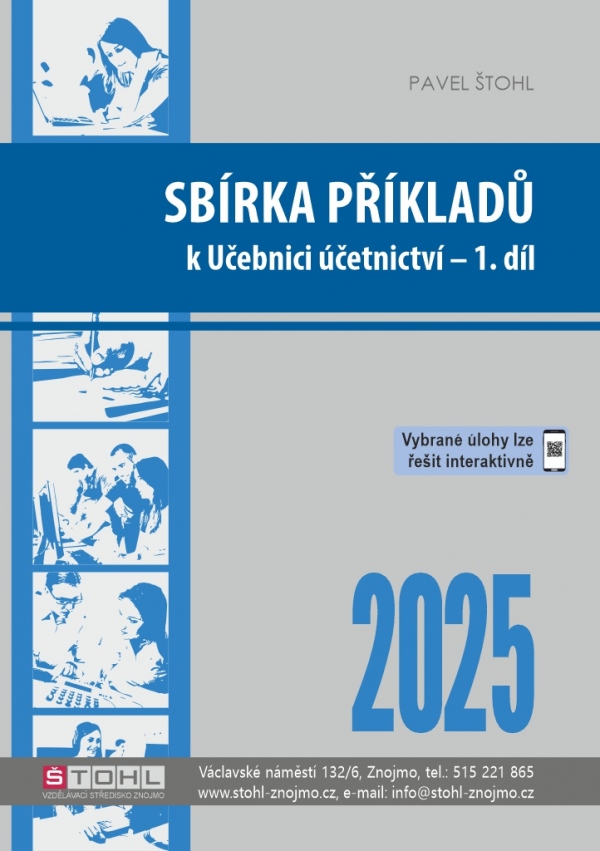 Sbírka příkladů k učebnici Účetnictví 2025 - 1. díl