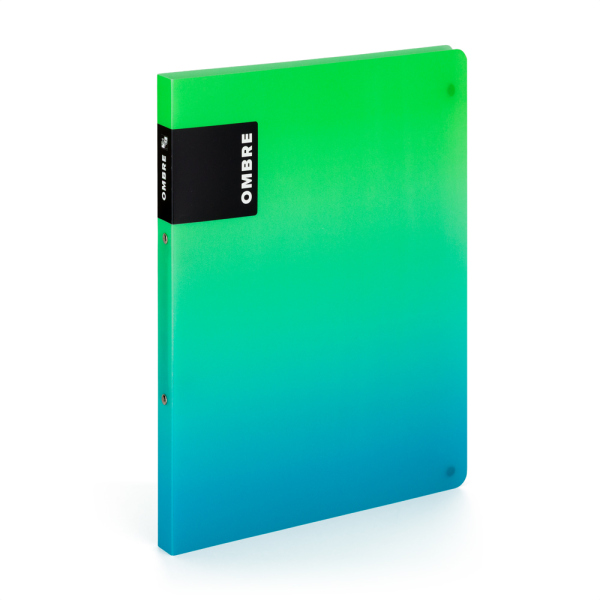Levně Pořadač PP A4 2kr. OMBRE zelená