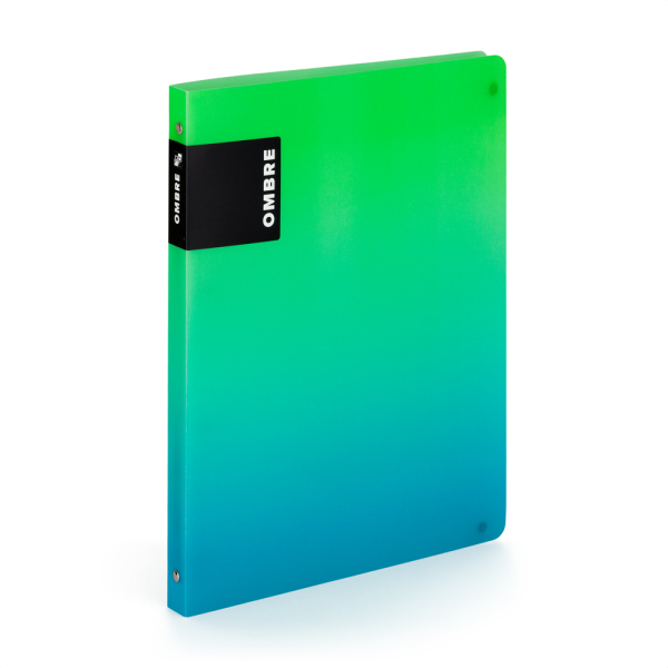 Levně Pořadač PP A4 4kr. OMBRE zelená