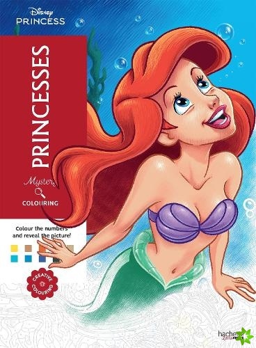 Mystery Colouring - Princesses, Reveal iconic Disney characters with colour by number