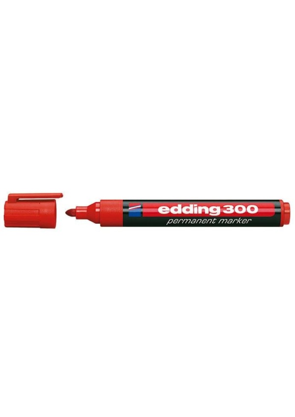Levně Edding Popisovač permanentní 300 - červený