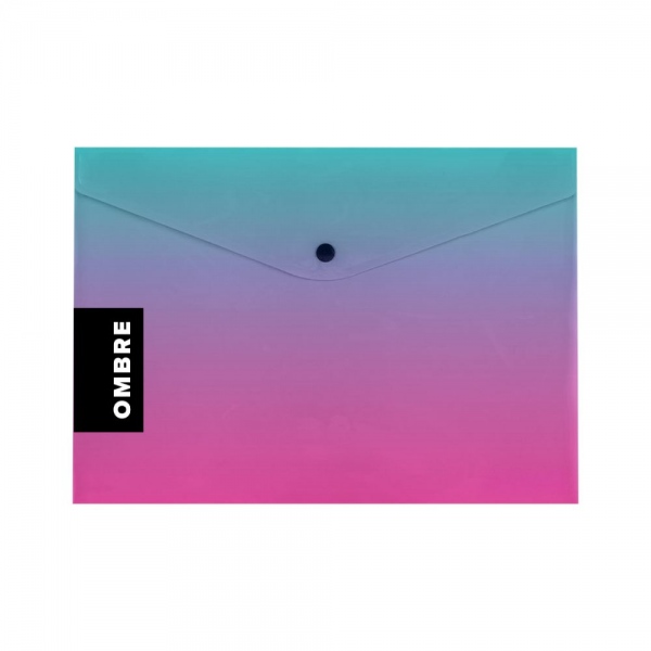 Psaníčko s drukem A5 OMBRE růžová