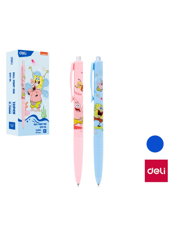 Propiska SPONGEBOB DELI EQ63-BL modrá