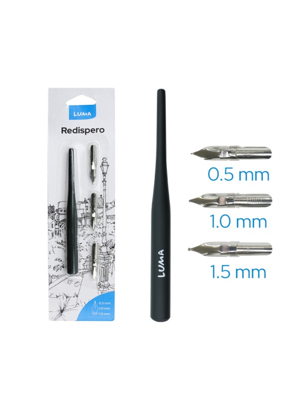 Redispero LUMA sada 3 ks (0,5 mm, 1 mm, 1,5 mm) + násadka
