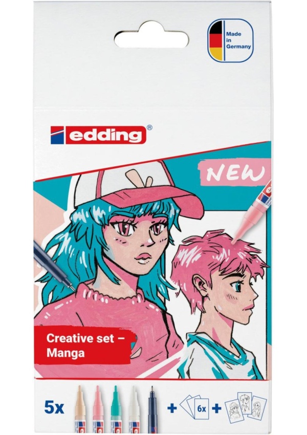 Levně Edding Akrylový popisovač e-5300/1800 Manga 5 ks