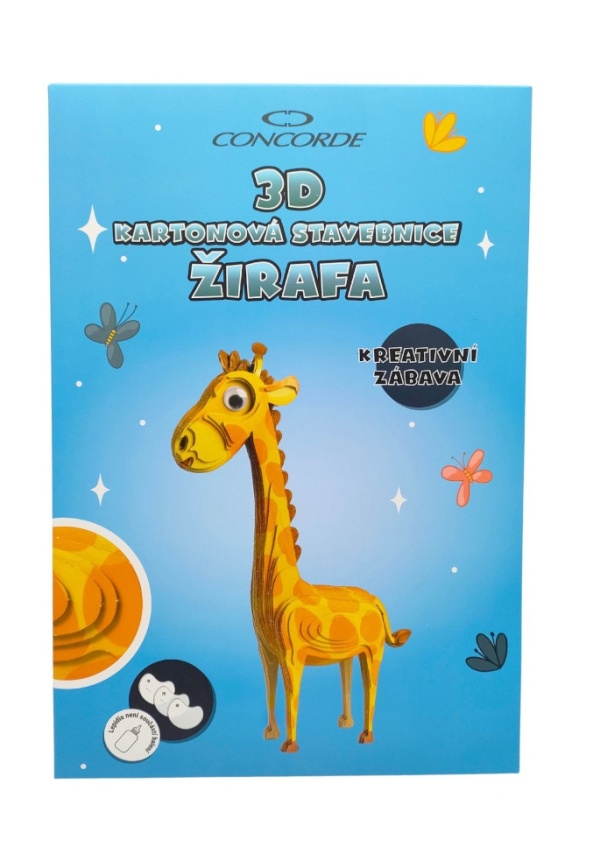 3D kartonová stavebnice CONCORDE Žirafa
