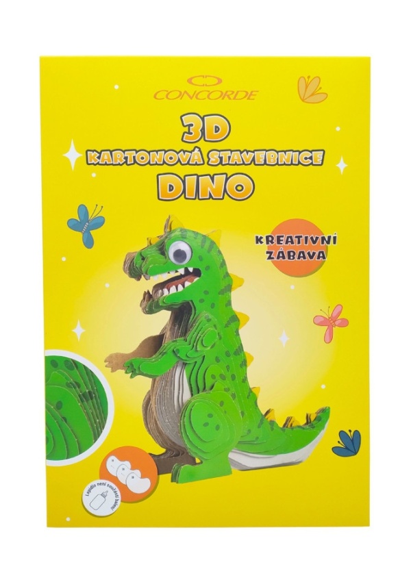 3D kartonová stavebnice CONCORDE Dino