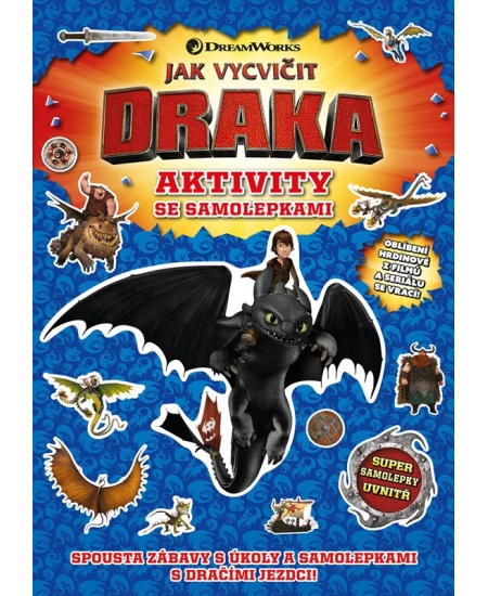 Levně Jak vycvičit draka - Aktivity se samolepkami