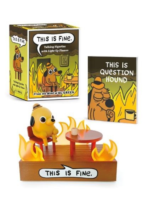 This Is Fine Talking Figurine, With Light and Sound!