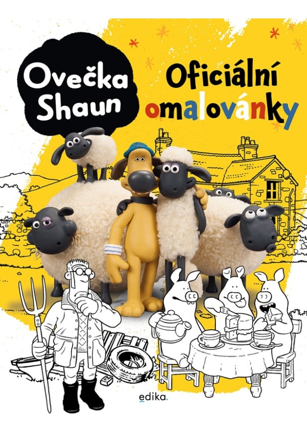 Ovečka Shaun - oficiální omalovánky