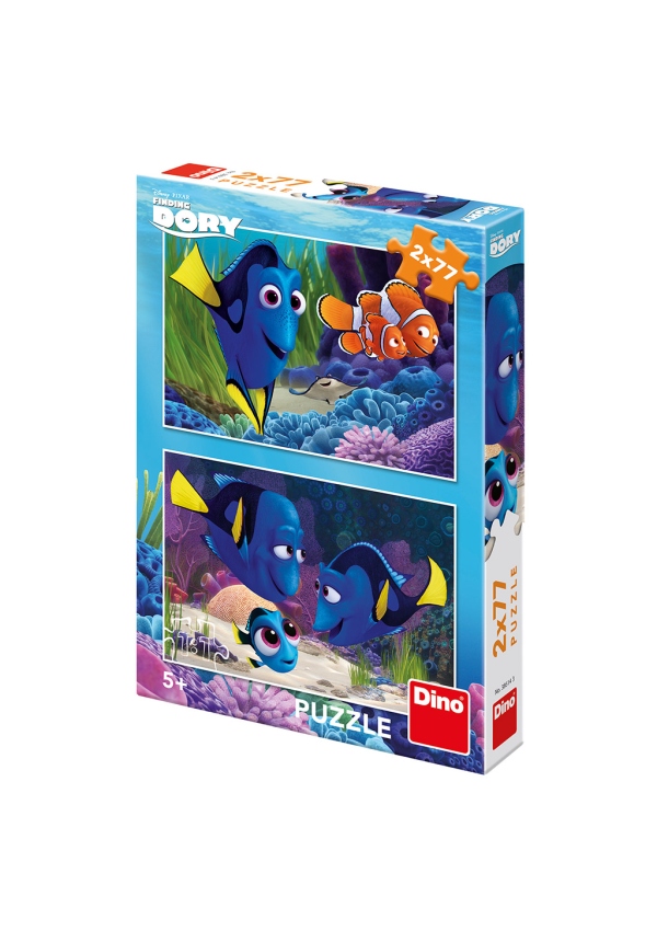 Dino Puzzle Dory se našla 2x77 dílků