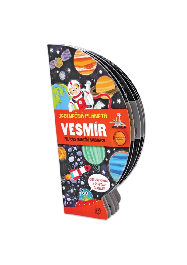 Levně Pexi Knížka rozkládací glóbus - Vesmír