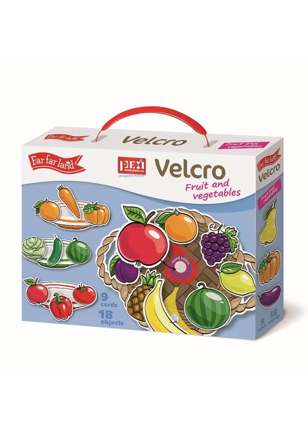 Pexi Velcro skládačky - Ovoce a Zelenina