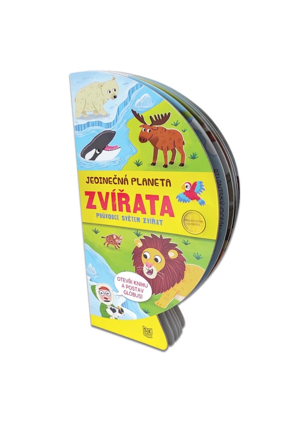 Levně Pexi Knížka rozkládací glóbus - Zvířata