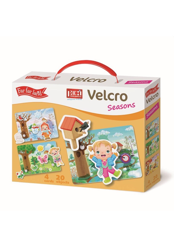 Levně Pexi Velcro skládačky - Roční období