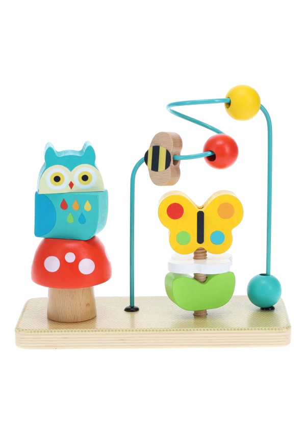 Petit Collage Motorický labyrint Zahrádka Activity Trio