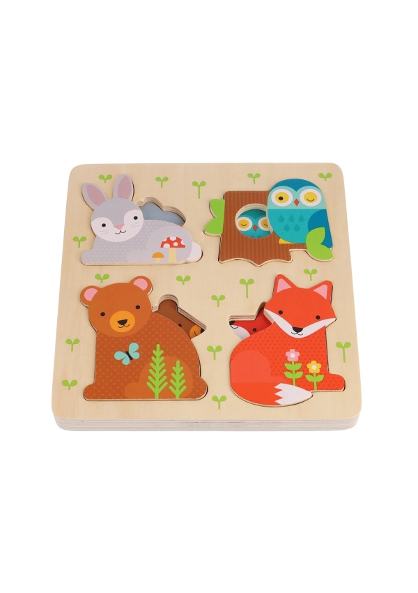 Petit Collage Dřevěné Reveal Puzzle Jsi moje miminko