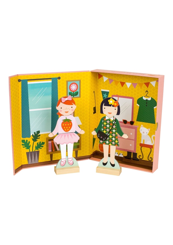 Levně Petit Collage Magnetické puzzle - Nejlepší kamarádky