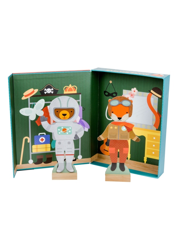 Levně Petit Collage Magnetické puzzle zvířátka