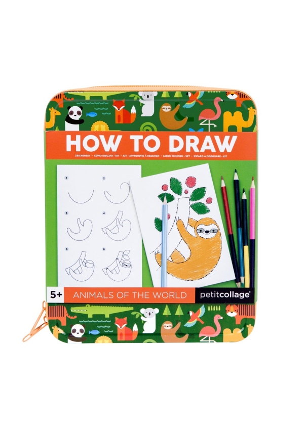 Petit Collage Jak nakreslit zvířátka