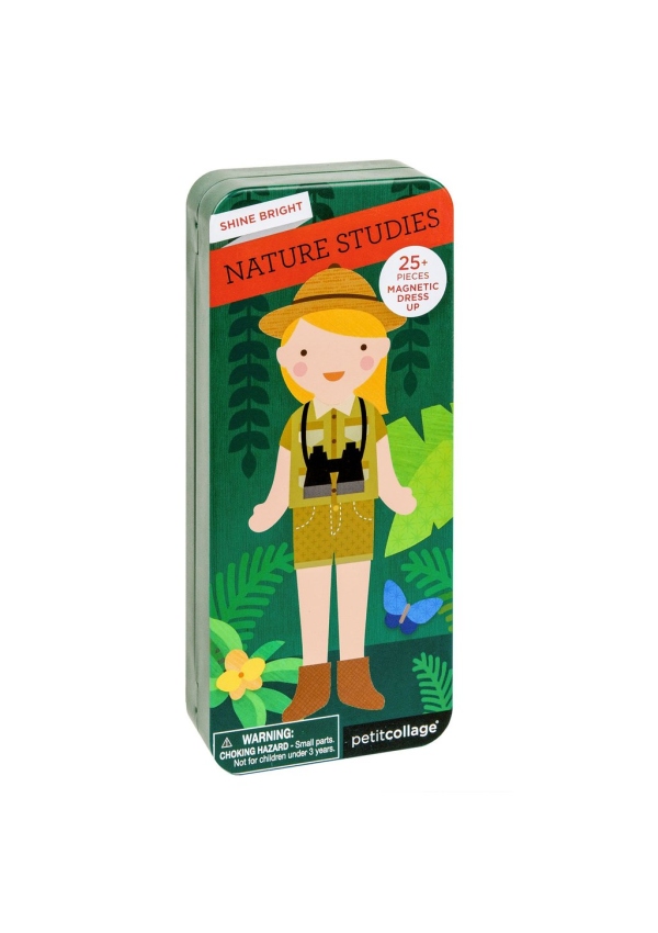 Petit Collage Magnetické puzzle Přírodovědkyně