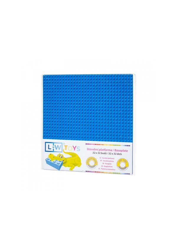 L-W Toys Základová deska 32x32 modrá