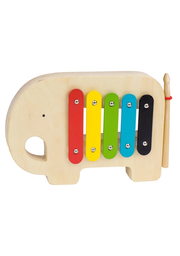 Petit Collage Dřevěný xylofon slon