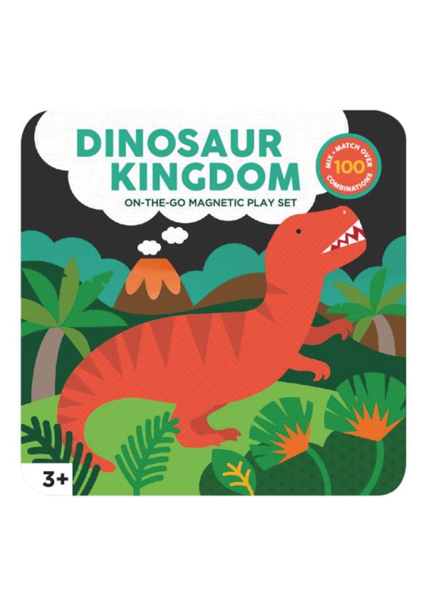 Petit Collage Magnetická hrací sada - dinosauři