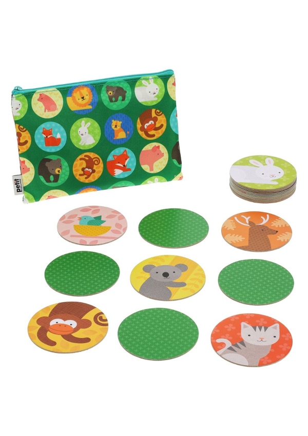 Petit Collage Pexeso zvířátka a jejich mláďata