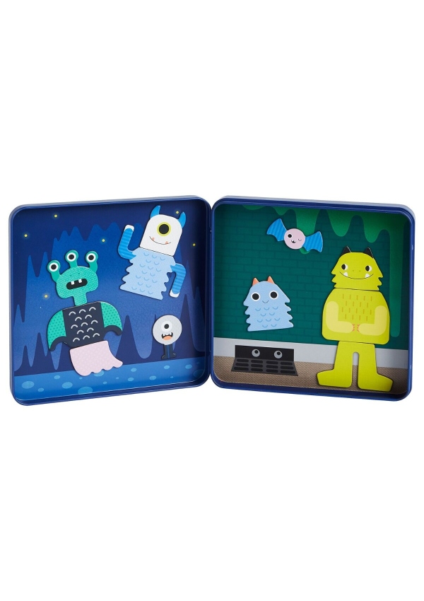 Petit Collage Magnetická knížka Příšery