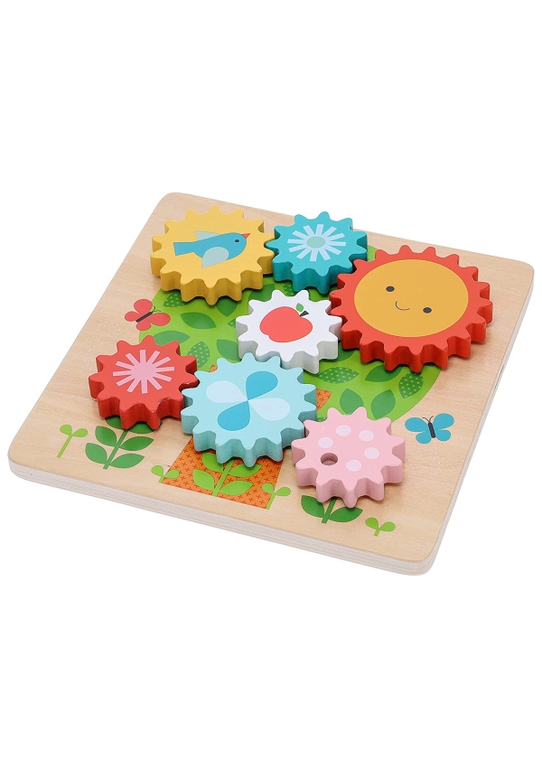 Petit Collage Puzzle ozubená kolečka stromeček