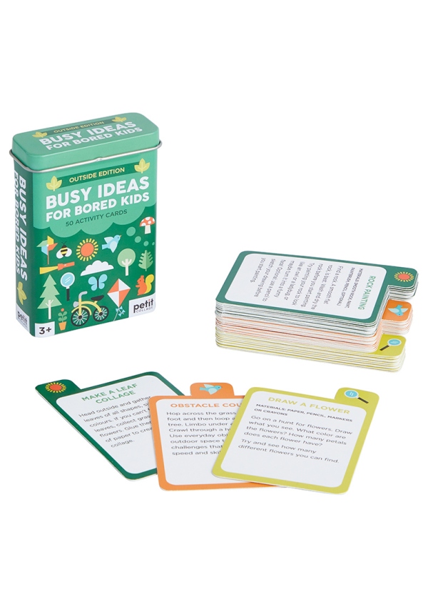 Petit Collage Karty v dóze k zahnání nudy venku