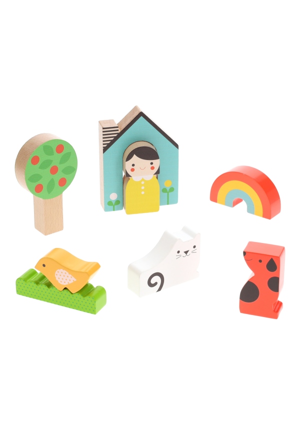 Petit Collage Skládačka domeček