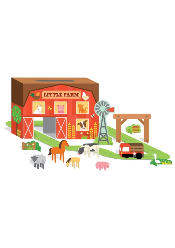 Petit Collage Hrací sada Malá farma