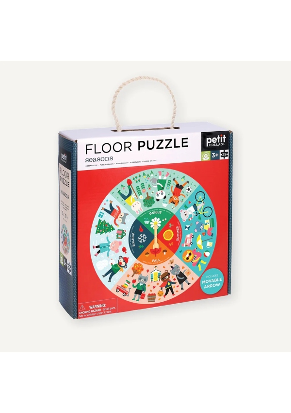 Levně Petit Collage Podlahové puzzle Roční období