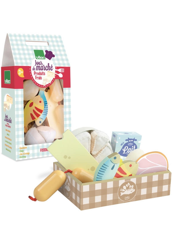 Vilac Dřevěná sada Čerstvé potraviny
