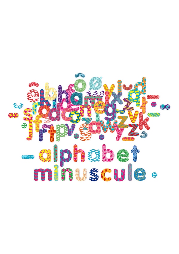 Vilac Dřevěná magnetická malá abeceda 81ks