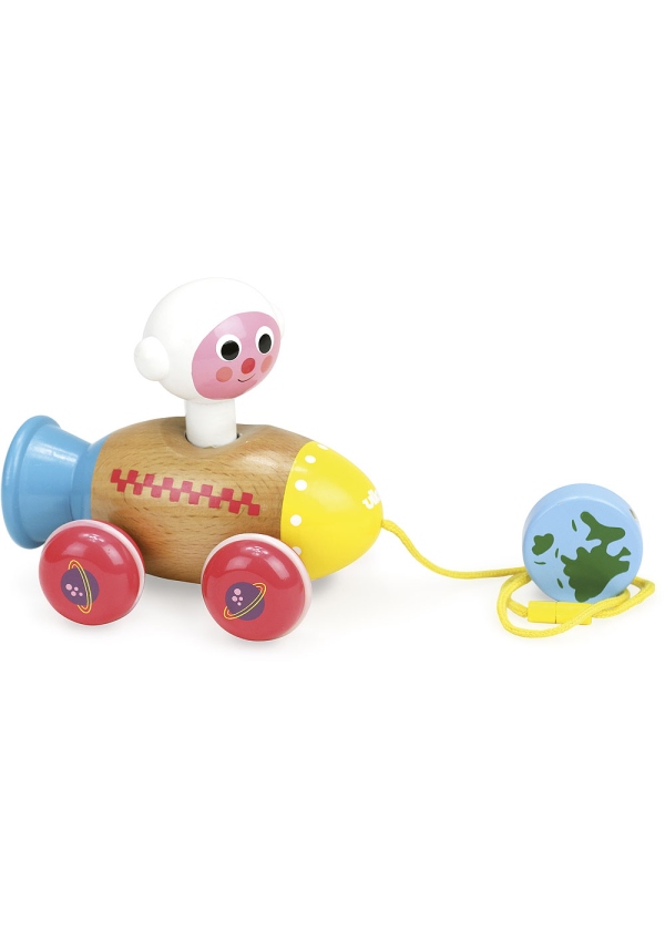 Vilac Tahací kosmonaut v raketě