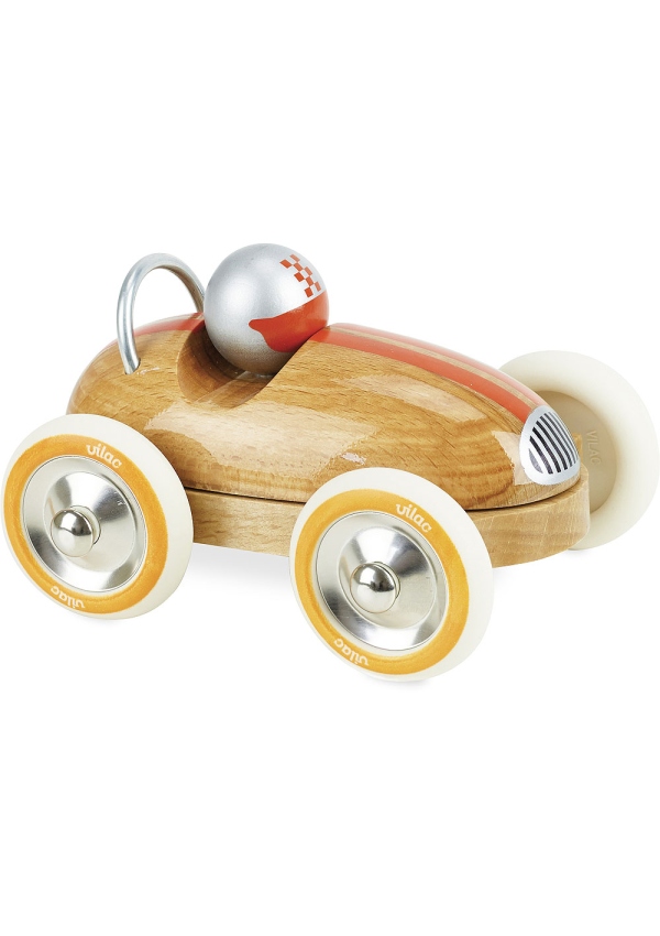 Levně Vilac Dřevěné auto Roadster vintage přírodní
