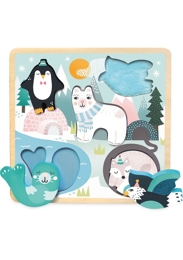 Vilac Senzorické puzzle Ice