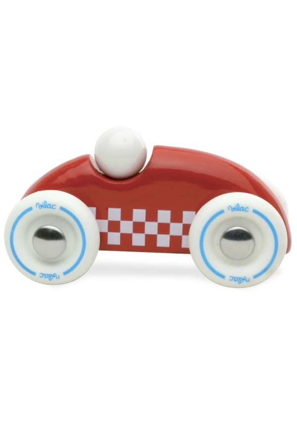 Levně Vilac Dřevěné auto mini rallye červené