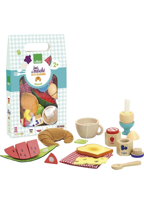 Vilac Dřevěný snídaňový set