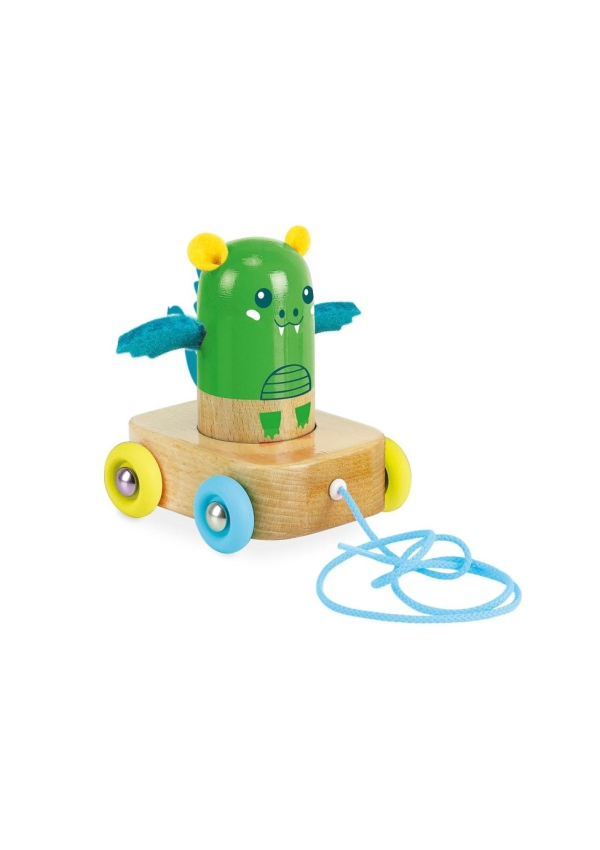 Vilac Tahací hračka a chrastítko Dráček