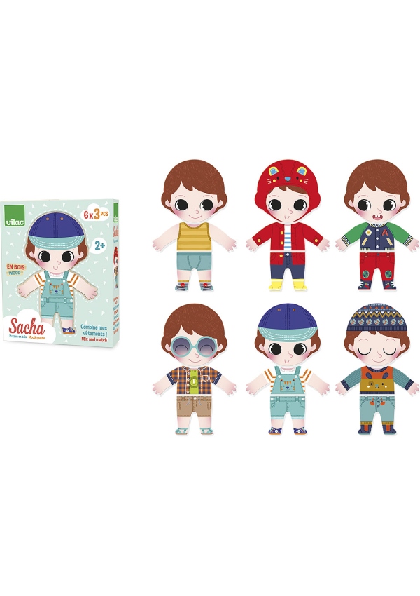 Vilac Oblékací puzzle Sacha