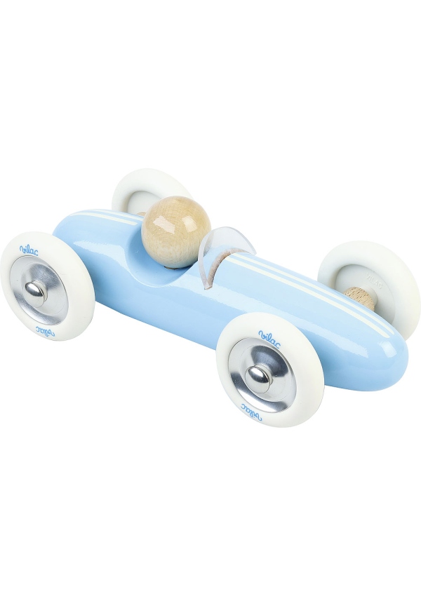 Vilac Dřevěné auto velké Grand prix vintage světle modré