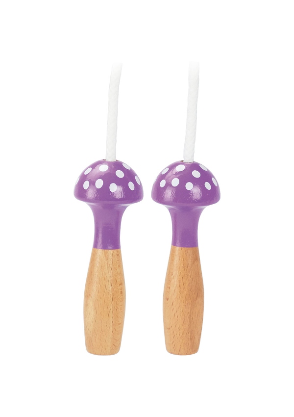 Vilac Fialové švihadlo s puntíky