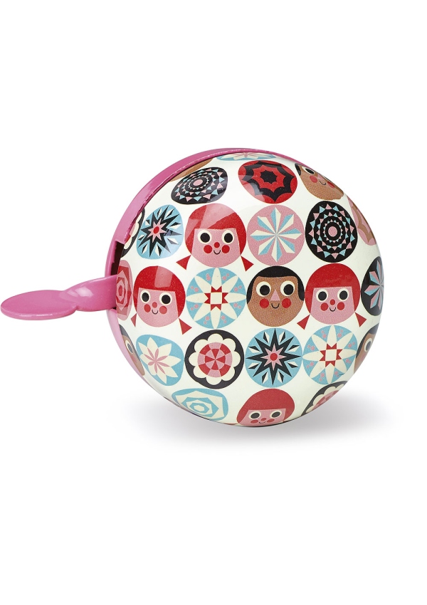 Vilac Zvonek na kolo 1ks bílý s kolečky