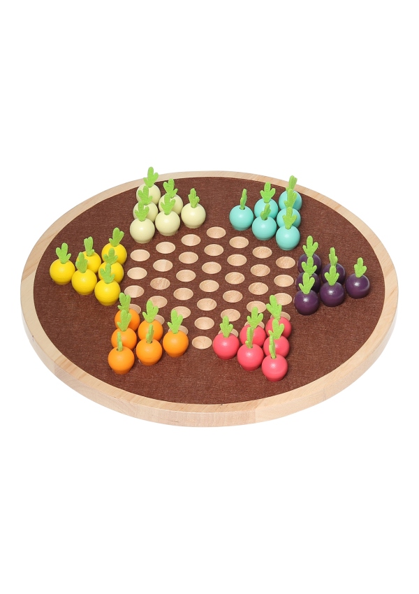 Vilac Dřevěná halma Zeleninová zahrada